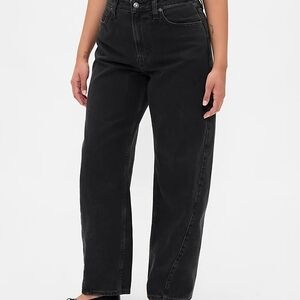 Gap Curvy High Rise Barrel Jeans